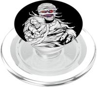 Scary Evil Mummy Face Creepy Horror Halloween PopSockets PopGrip for MagSafe