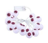 Scary Eyeball String Lights - Halloween String Lights Indoor,Battery Powered Waterproof Seasonal Decor for Outside Yard Fence Garden Indoor Window Wall Tree Patio Porch