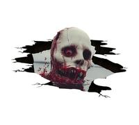 Scary Floor Sticker, Floor Stickers for Party, Broken Zombie Wall Decals - Halloween Zombie Waterproof Wall Stickers, Horror Art Wall Tape for Dec