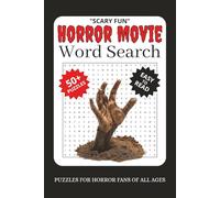 "Scary Fun" Horror Movie Word Search Puzzle Book: Word Searches with Easy to Read Print about Horror Movies, Slasher Movies, Monsters and More | 6x9 ... … Gift for Vacations, Holidays and Free Times
