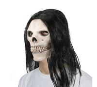 Scary Ghost Masque - Ghastly Visage Masks, Vented Spook Celebration Disguises | Adults Kids Eerie Wardrobe Accent, Halloween Theatrics Prop, Terror Themed Ensemble Accessory, Fright Night Party