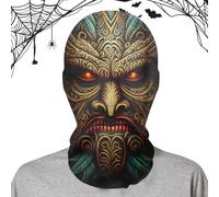 Scary Ghost Masque, Horror Evil Ghost Mesh Masque For A Creepy Halloween Costume, Breathable And Realistic Creepy Costume For Halloween Cosplay and Masquerade Party