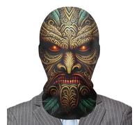 Scary Ghost Masque - Horror Evil Ghost Mesh Masque With Breathable Design,Scary Realistic Breathable Mesh For Cosplay Halloween