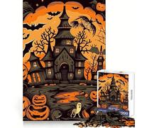 Scary Halloween 1000 Piece Jigsaw Puzzles for Teenagers Strong Logic Toy Calm Escape Clear Edge Birthday Gift (50x75cm)