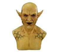 Scary Halloween Cosplay Masque, Horror Full Head Demon Masque for Adults, Latex Headwear Halloween Cosplay Props for Role-Playing Stage Performance Masquerade Party