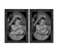 Scary Halloween Decoration，Indoor Home Wall Decor 3D Changing Moving Picture Frame For Halloween House Decor Gnomes Plush Not Christmas (AT, One Size)
