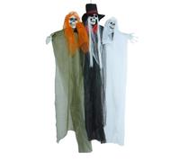 Scary Halloween Decorations - Ghost and Skeleton Ornaments Outdoor Display, Spooky Seasonal Props, Creepy Holiday Party Accessories for Haunted Atmosphere | Garden Lawn Setup, Front Porch Entry, Indoo