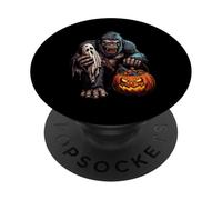 Scary Halloween Gorilla Ghost Spooky Candy Bag PopSockets Adhesive PopGrip
