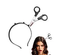 Scary Halloween Headband Funny Scary Headpiece | Scary hair bands for adults men and women laughter screaming party ghost house carnival B