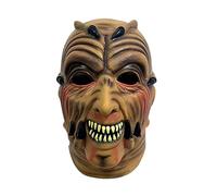Scary Halloween Mask, Realistic Latex Horror Demon Zombie Full Face Costume | Creepy Monster Ogre Mask for Fancy Dress, Cosplay, Haunted House, Masquerades, Costume Parties, Carnival and Halloween Events