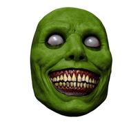 Scary Halloween Masque Realistic Horror Creepy Smiling Costume Props