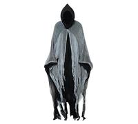 Scary Halloween Medieval Cloak, Halloween Grim Reapers Costume for Adult, Medieval Cloak with Hooded Renaissance Cloak for Cosplay Props, Halloween Decoration for Carnival Masquerade