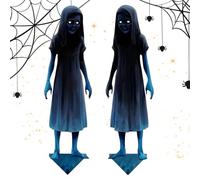 Scary Halloween Stakes,Spooky Outdoor Stakes Decorations 2-pieces - Horror Halloween Ground Insertion for Grassland Porch Carnival Lawn Yard Party Decoration