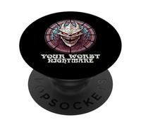 Scary Halloween Your Worst Nightmare Creepy Spooky Ghoul PopSockets Adhesive PopGrip