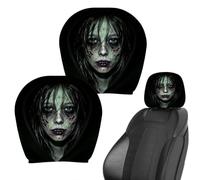 Scary Headrest Covers for Cars Spooky Universal Vehicle Interior