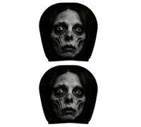 Scary Headrest Covers Halloween Elastic Soft Decorative