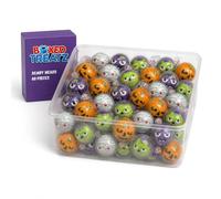 Scary Heads Filled Foam Sweets, 30 Individually Sealed Halloween Character Treats, Assorted Flavours for Party Bags & Sharing Boxed Treatz
