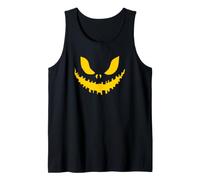 Scary Jack O' Lantern Face Tank Top
