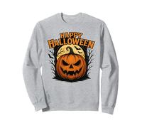 Scary Jack-O’-Lantern Halloween - Pumpkin, Full Moon n Bats Sweatshirt