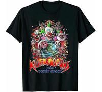 Scary Killer Klowns from Outer Space Alien Clown T-Shirt Trend Black