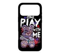 Scary Killer Teddy Bear Pastel Goth Style Creepy Kawaii Case for iPhone 17 Pro Max