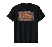 Scary Knight Clothing Rock Art Native American Indian T-Shirt, Men, Black, XX-Large