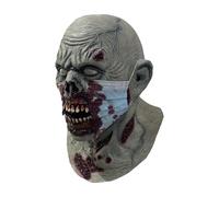 Scary Masque for Halloween - Zombie Latex Facial Masque for Halloween,Festive Atmosphere Booster Headwear Terrifying for Kids Teens Adults Men Stage Performance