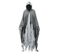 Scary Medieval Cloak, Medieval Cloak Costume, Halloween Medieval Cape Cloak Costume for Adults, Grim_Reaper Costume Props, Ghost Cosplay Costume for Horror Atmosphere for Masquerade, Stage Show