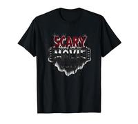 Scary Movie Buff: Horror Film Fanatic Gothic Drip T-Shirt, Men, Black, M