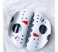 Scary Movie Hair Claws, Halloween Spooky Hair Claw, Halloween Ghost Face Hair Claw Clip, Ghost Gothic Hair Claw Clips No Slip Plastic Hair Clamp Halloween Hair Accessories (Type A+B)