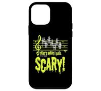 Scary Music Humor or Funny Joke to Scare Halloween Musicians Case for iPhone 12 mini