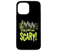 Scary Music Humor or Funny Joke to Scare Halloween Musicians Case for iPhone 13 Pro Max