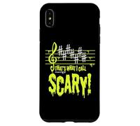 Scary Music Humor or Funny Joke to Scare Halloween Musicians Case for iPhone XS Max