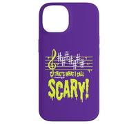 Scary Music Humour is Funny to Scare Halloween Music Teacher Case for iPhone 14