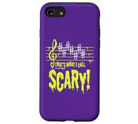 Scary Music Humour is Funny to Scare Halloween Music Teacher Case for iPhone SE (2020) / 7/8