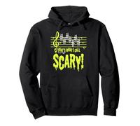 Scary Music Humour is Funny to Scare Halloween Music Teacher Pullover Hoodie