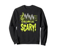 Scary Music Humour is Funny to Scare Halloween Music Teacher Sweatshirt
