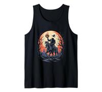 Scary Pumpkin-Headless Horseman Halloween Tank Top