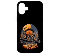 Scary Pumpkin Scarecrow Spooky Horror Halloween Graphic Case for iPhone 16 Plus