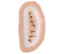 Scary Scars Tattoo Sticker, Fake Wound Scar Costume Makeup, Highly Realistic Silicone Stitch Scar Sticker, Reusable Halloween Decoration for Kids and Adults, Film and TV Special Ef