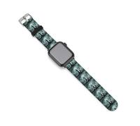 Scary Skull Head Novelty Silicone Bands Compatible with IWatch Soft Waterproof Watchbands Strap