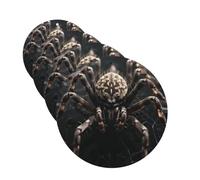 Scary Spider Car Air Fresheners Cards 4 Pcs Hanging Fragrance Scented Cards Long-Lasting Car Aromatherapy Tablets for Wardrobe Bathroom Car Interior Mirror Pendant Gifts