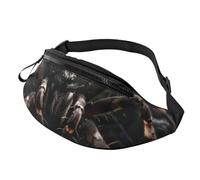 Scary Spider Fanny Pack for Men Women Fashion Waist Packs Travel Crossbody Bag With Adjustable Strap Everywhere Belt Bag Waterproof Chest Bags Cycling Bum Bag Wallet