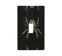 Scary Spider Print Decorative 1-Gang Wall Plate,Standard Size Unbreakable Polycarbonate Switch & Outlet Cover