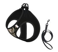 Scary Spider print Dog Harness, 2X Buckle,Dog Vest,No Pulling Front Leash Clip,for Small Medium Dogs