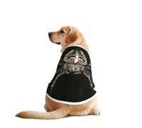 Scary Spider Print Dog Outfit Sleeveles, Funny Pet Dog Clothes Machine Washable Shirt Vest For Medium Large Dogs