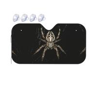 Scary Spider Printing Upgrade Car Windshield Sun Shade Protect Car From Sun Rays Heat Damage,Vehicle Accessories