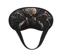 Scary Spider Sleep Mask for Side Sleeper, Blackout Sleeping Eye Mask, Soft Breathable Eye Cover for Women Men Travel Eyeshade, Relaxing Zero Pressure Night Blindfold