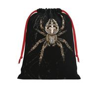Scary Spider Ultra Soft Velvet Gift Bag, Comfortable To The Touch, Reusable
