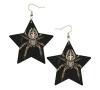 Scary Spider Women's Fashion Earrings, Celestial Dangle Earrings, Star Shape Jewelry for a Versatile